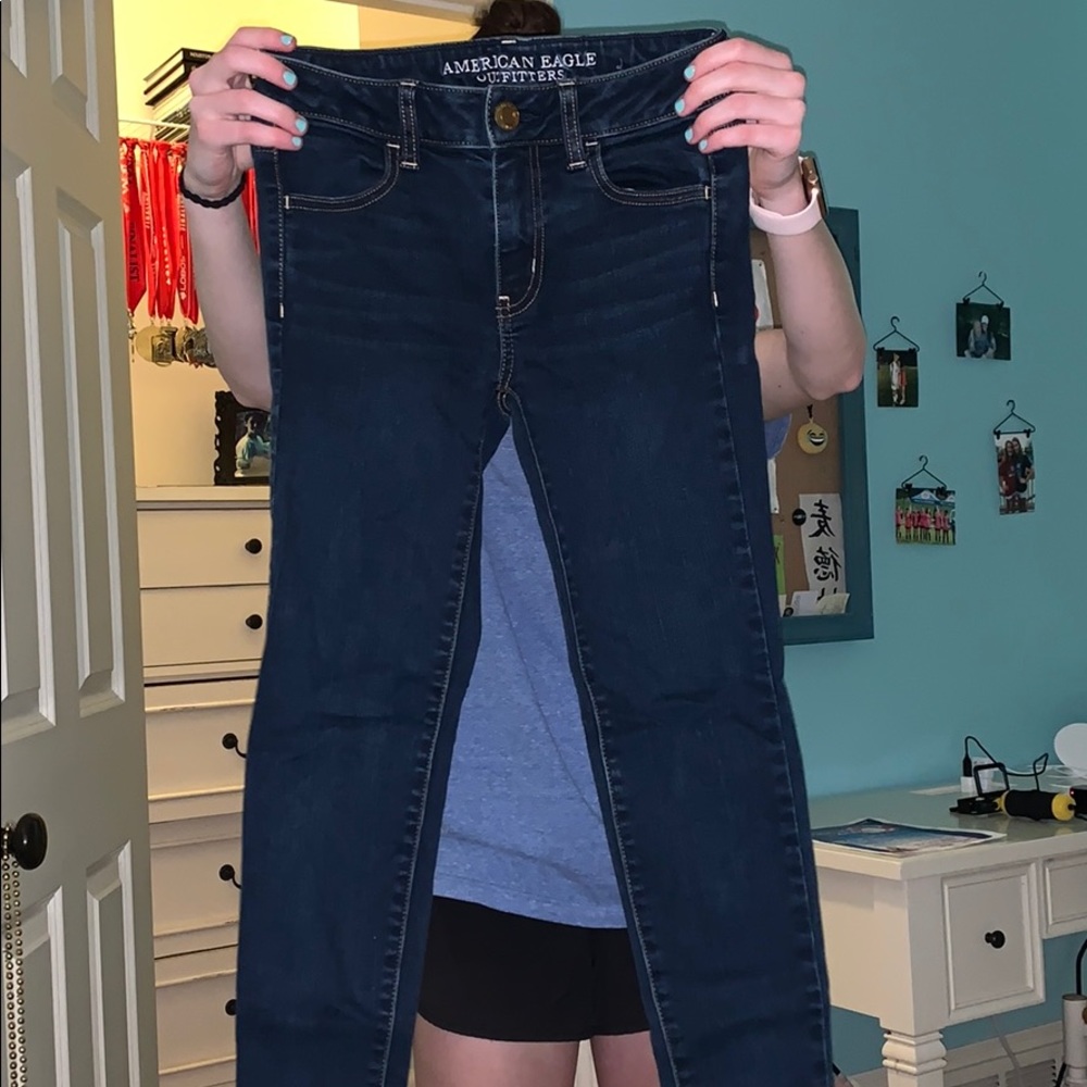 american eagle skinny jeans women’s size 0 short
